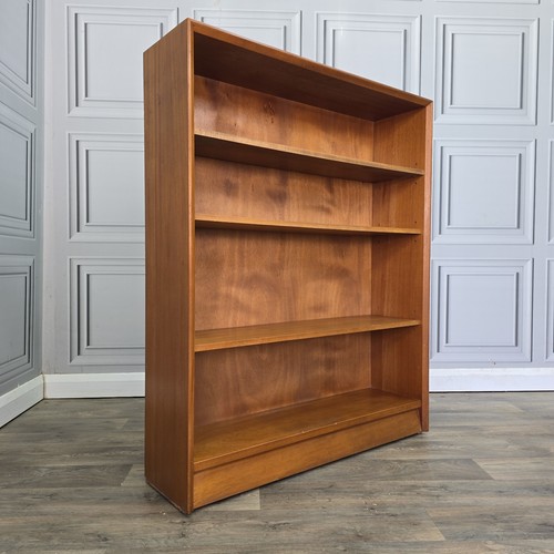 Vintage teak open bookcase - teak,