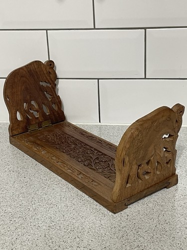 Ornate indian handcarved teak - ornate,