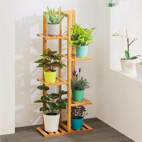 Tier wooden plant - 6-tier, flower
