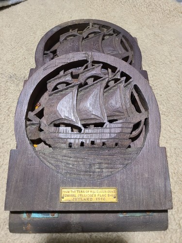 Pair book ends hms - hms, iron