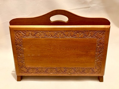 Vintage hand carved - carved, wood