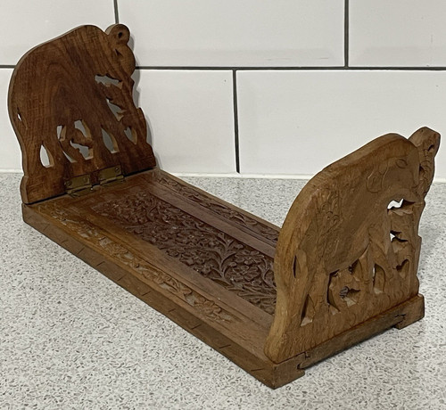Ornate indian handcarved teak - indian,