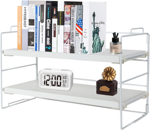 Desk shelf organiser - desk, tier